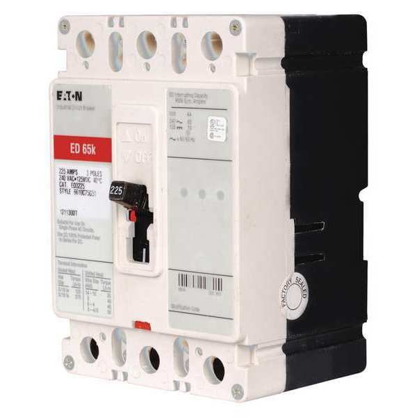 Molded Case Circuit Breaker, ED Series 200A, 3 Pole, 240V AC