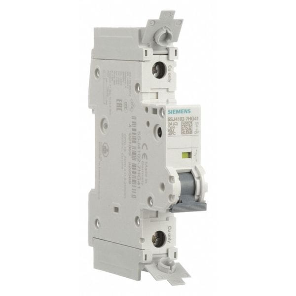 Miniature Circuit Breaker, 5SJ4 Series 2A, 1 Pole, 240V AC, C Curve