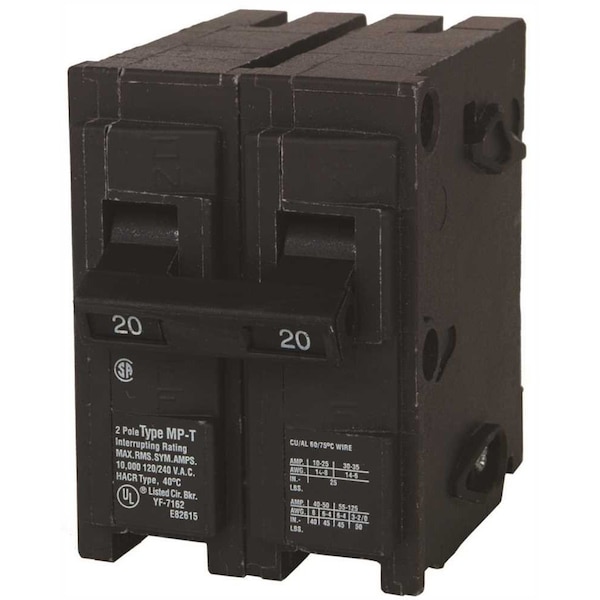 20 Amp Double-Pole Type QP Circuit Breaker