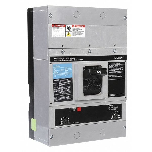 Molded Case Circuit Breaker, JXD2-A Series 400A, 2 Pole, 240V AC