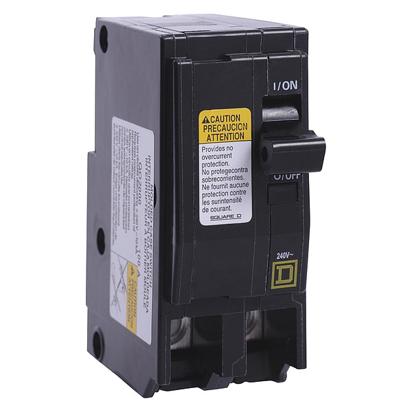 Miniature Circuit Breaker, QO Series 60A, 2 Pole, 240V AC