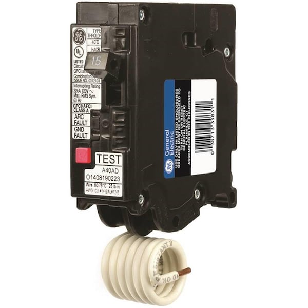 15 Amp 120 V Circuit Breakers Single pole Dual Function