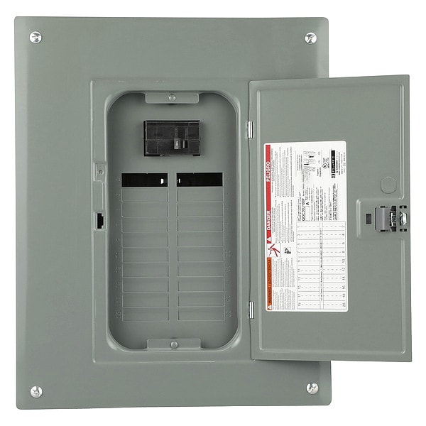 Load Center, QO, 20 Spaces, 100A, 120/240V AC, Main Circuit Breaker, 1 Phase - QO120M100P