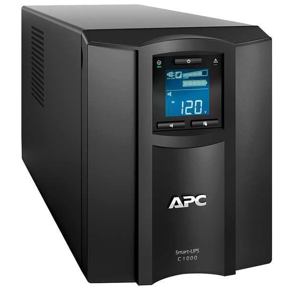 Smart UPS, 1 kVA, 8 Outlets, Rack/Tower, Out: 120V AC , In:120V AC - SMC1000C