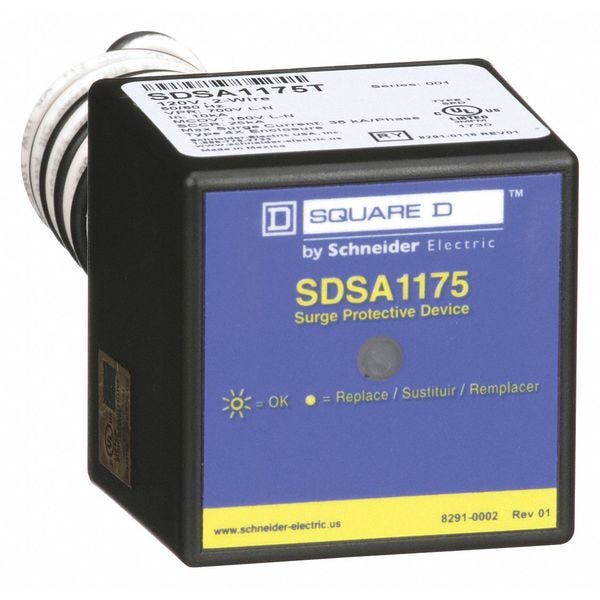 SPD T1 SDSA 36KA 120V 1P2W - SDSA1175T