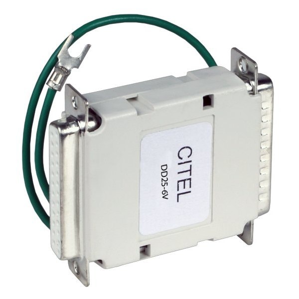 D-Sub Data Line Protector, 6V, 25 Wire+G - DD25-6V