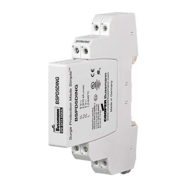 Surge Protection Device, 1 Phase, 24V DC, 4 Poles, 4 Wires - BSPD24DING