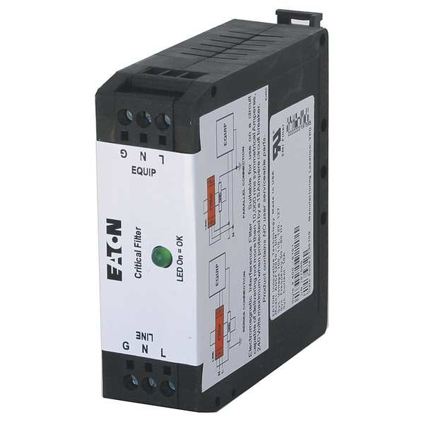 Surge Protection Device, 1 Phase, 240V AC, 1 Poles, 2 Wires + Ground - AGCF24010-DIN2
