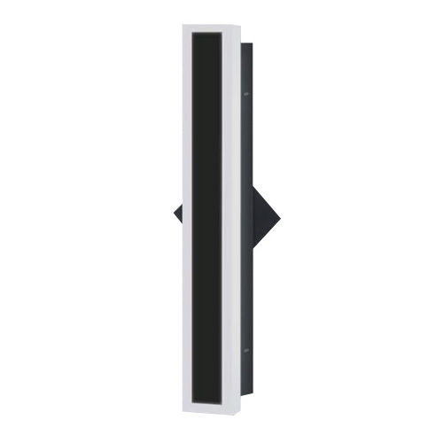 Decorative Edge Lit LED Wall Sconce - 18"X3" - 18 Watt - Max Lumens 1548 - Color Temperature Selectable 30K/40K/50K - 120-277V - Black Finish