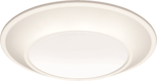Lithonia JSBT 6IN SWW2 90CRI PIR MW M6 - Juno Slimbasics Tapered Surface Mount- Round, 6In, Switchable Cct 3000K, 4000K, And 5000K, 90+ Cri, Pir, Matte White, Master Pack Of 6