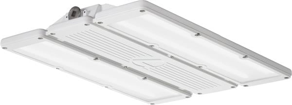 Lithonia XIB L24 15000LM FRGL MVOLT GZ10 40K 80CRI CNP5CDWWL DWHXD - Extreme I-Beam Led High Bay, 24In, 15, 000Lm, Frosted Glass, 120V-277V, Generic Driver 0-10V Dimming, 4000K, 80 Color Rendering Index, White Cord, No Plug, Wet Location, 6Ft,