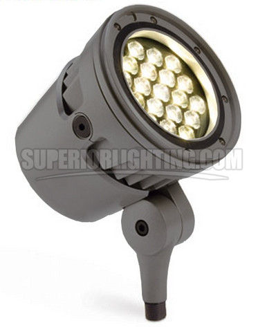 Color Kinetics iW Burst Compact Powercore, 100-240V, 2700-6500K LED, 8Deg., Gray, Stem Mount, UL/CE