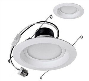 6 Inch Recessed Can Retrofit - 15 Watt - 1275 Lumens - 5000K Daylight - 120V - Recessed Can Required - Dimmable