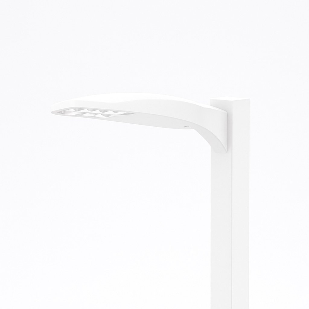D-Series Size 0 LED Area Luminaire, LED, Up to 18642 Lumens, 5000K, 70CRI, Type III Back Light Control, 120-277V, Square pole mounting, Field adjustable output, White, super durable - DSX0 LED P6 50K 70CRI BLC3 MVOLT SPA FAO DWHXD