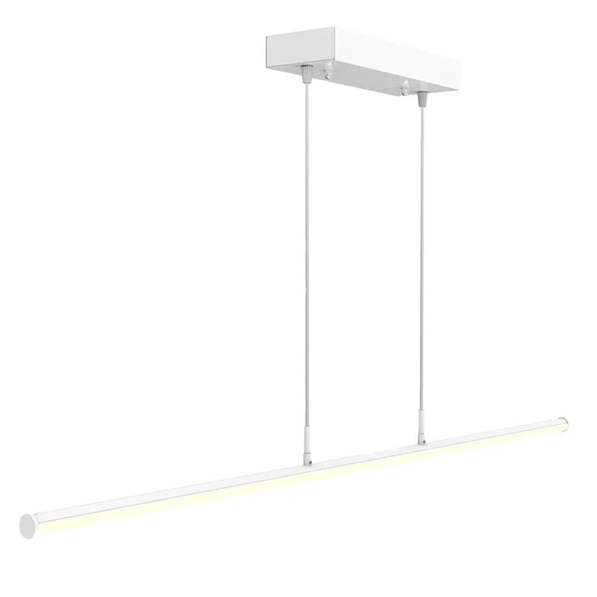 Decorative Linear LED Tube Light - 4 Foot - Multi Watt Selectable 20/25/30 Watts - Color Temperature Selectable 30K/35K/40K - White Finish - 120-277V