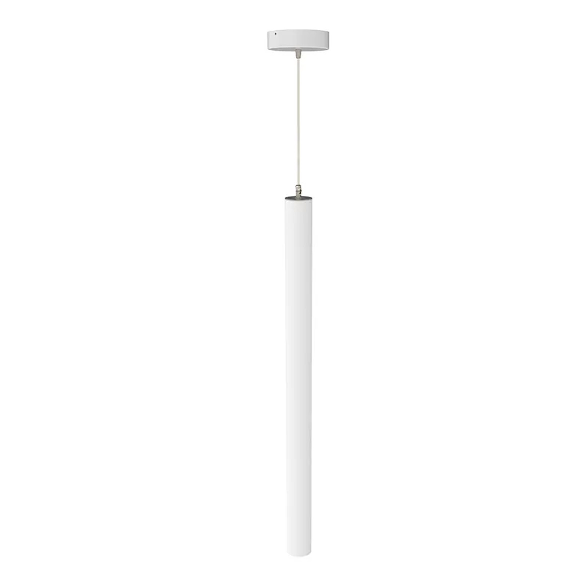 Decorative Linear 360 Degree LED Tube Light - 4 Foot - Multi Watt Selectable 33/35/37/39  Watts - Color Temperature Selectable 27K/30K/35K/40K/50K - White Finish - 120-277V