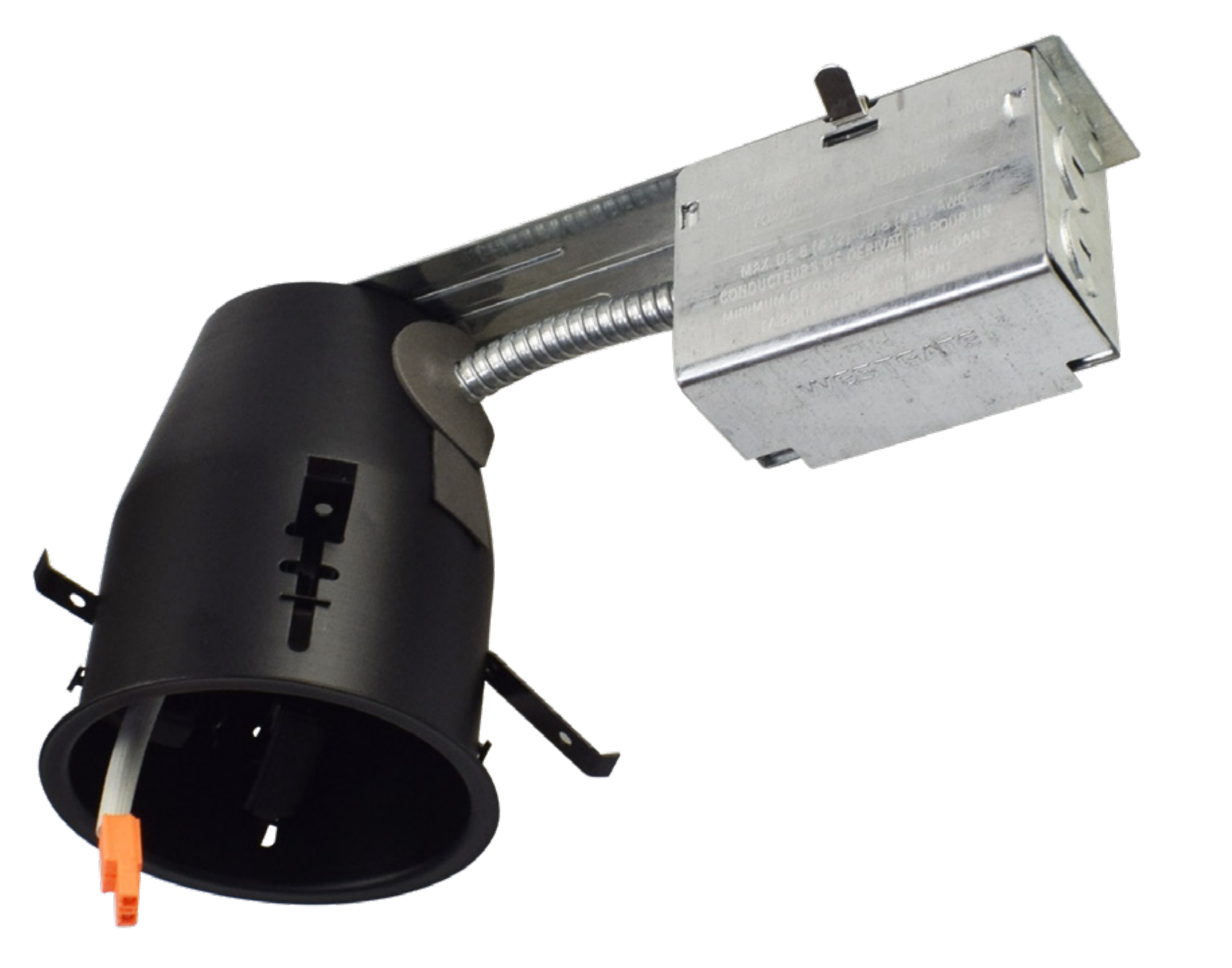 4 Inch Recessed Housing For Remodel - Insulated Ceiling And Air Tight Rated - TP24 Connector -120V - UL Listed