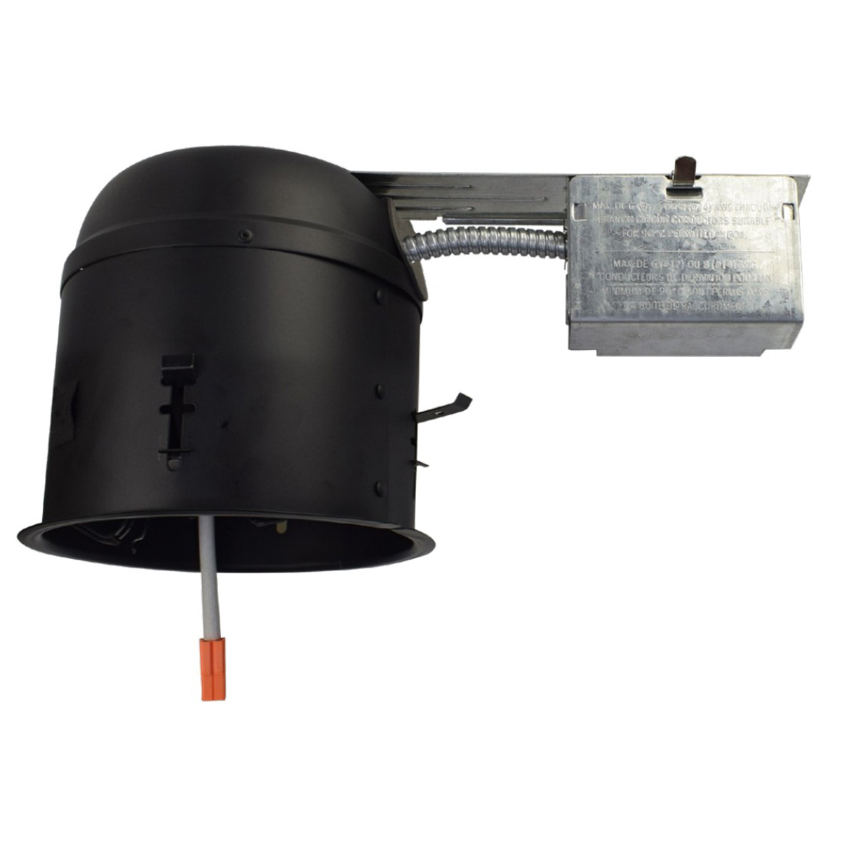 6 Inch Shallow Recessed Housing For Remodel - Insulated Ceiling And Air Tight Rated - TP24 Connector -120V - UL Listed