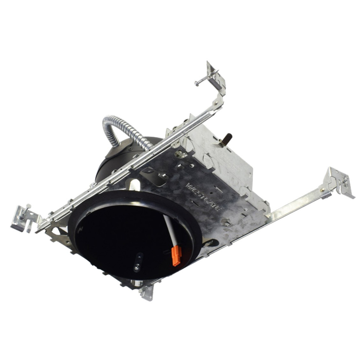6 Inch Shallow Recessed Housing For New Construction - Insulated Ceiling And Air Tight Rated - TP24 Connector -120V - UL Listed