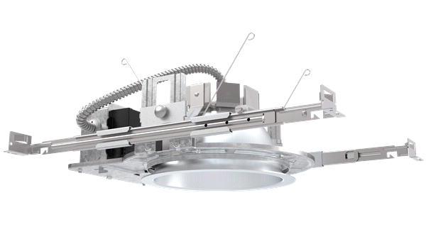 Lithonia LDN6 30/15 MVOLT GZ10 HSG - Ldn 6In Round New Construction Housing, 3000K, 1, 500 Lumens, Multi-Volt, 0-10V Driver Dims To 10%, Housing