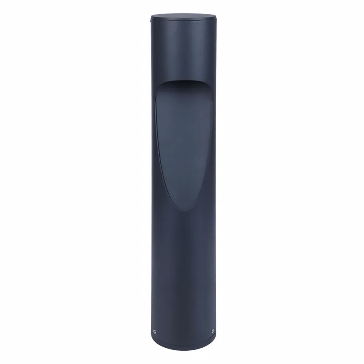 26-inch LED bollard light, black finish, downward shielded design, selectable 3000K, 4000K, 5000K, studio image.