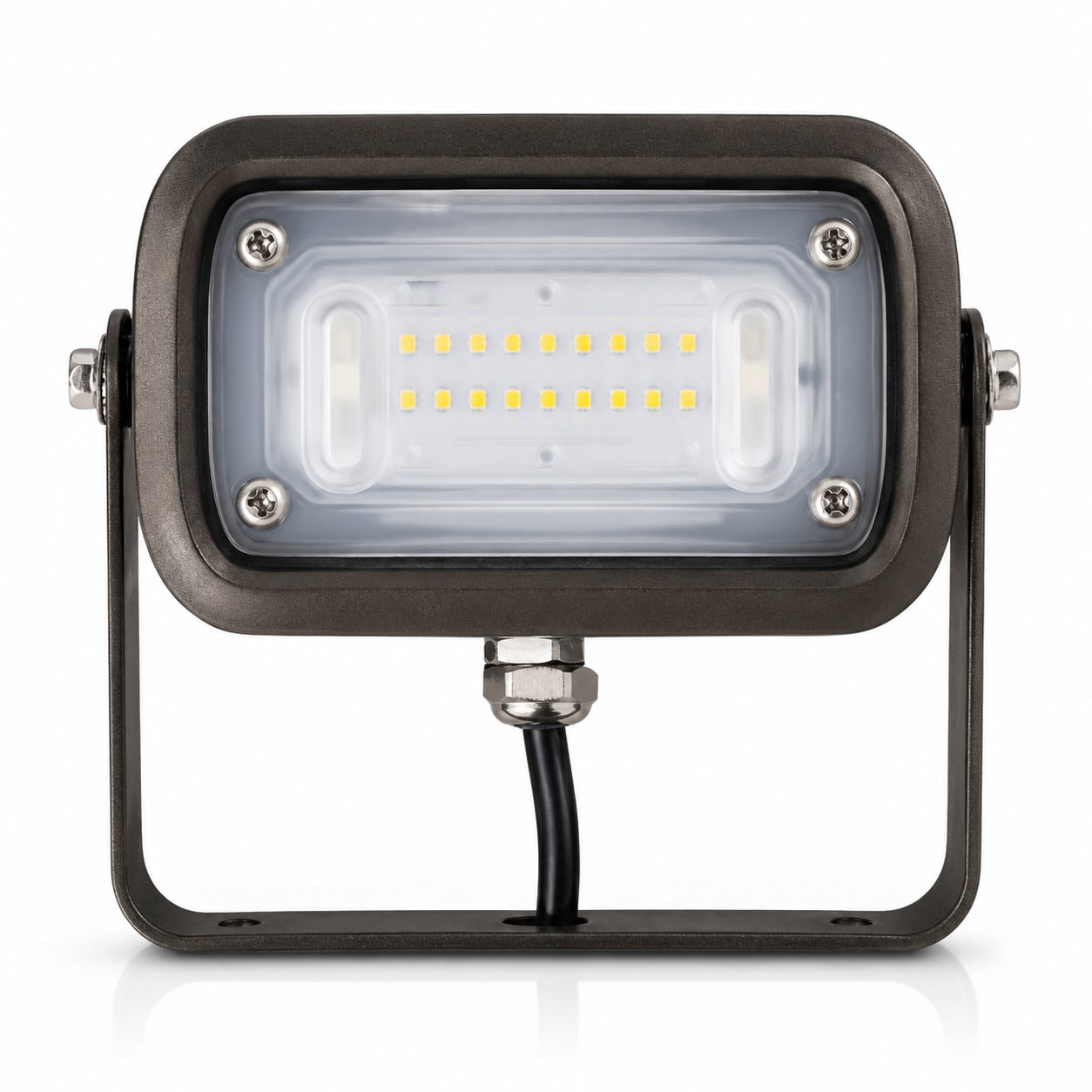 Superior Lighting LFP15LEDMV-50-TR - LED Outdoor Flood Lights - 15 Watt - Trunnion Mount - 1950 Lumens - 5000K Daylight - 120-277V - Bronze Finish