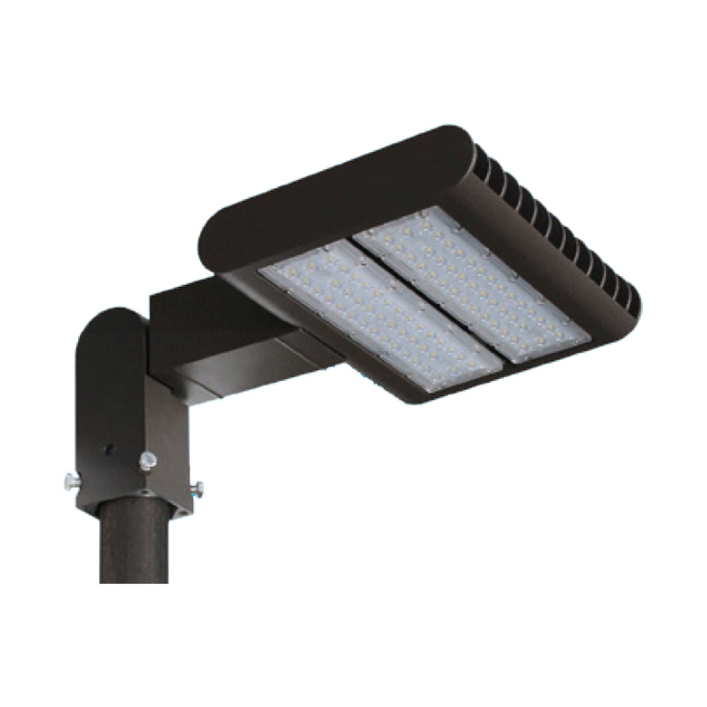 LED Exterior Flood Light Fixture - Can be used for all LED Outdoor Flood Lighting Requirements, 100 Watt - 10,000 Lumens,  With Adjustable Slipfitter Mount for 2-2.5 Inch Pole Mount