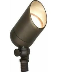 Solid Brass Directional Flood Light - Antique Bronze -  Includes 12V LED MR16 3000K - LD-006-BZ