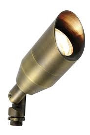 Solid Brass with Antique Bronze Directional Flood Light - Includes 12V LED MR16 3000K - LD-099-BZ