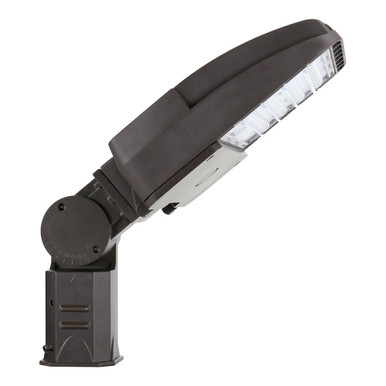 105 Watt LED Parking Lot Area Light - Slipfitter Mount - 13800 Lumens - 5000K Daylight - 120-277V - Bronze Finish