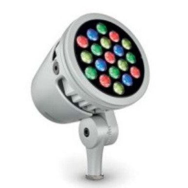 Color Kinetics ColorBurst IntelliHue Powercore, Gray Housing, Landscape Mount - Special Order