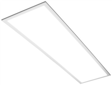 1x4 LED Flat Panel - 40 Watt - 4000 Lumens - 4000K Cool White - 120-277V - Dimmable - With Recessed Sheet Rock Kit