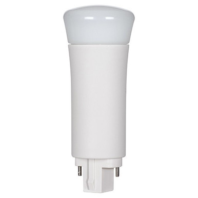 2 Pin CFL LED Replacement - Replaces 18-26 Watt- G24D Base Lamps - Ballast Compatible, 3500K and 850 Lumens