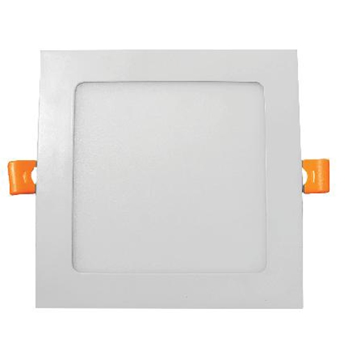 6 Inch LED Direct Wire Edge-Lit Square Downlight No Recessed Can Required - 15 Watt - 900 Lumens 5000K Daylight