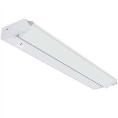 12 Inch LED Undercabinet Light - 5 Watt - 275 Lumens - Color Selectable 27K/30K/40K - 120V - White Finish - Dimmable With Adjustable/HI-Low Switch