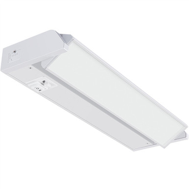 8 Inch LED Undercabinet Light - 3 Watt - 150 Lumens - Color Selectable 27K/30K/40K - 120V - White Finish - Dimmable With Adjustable/HI-Low Switch