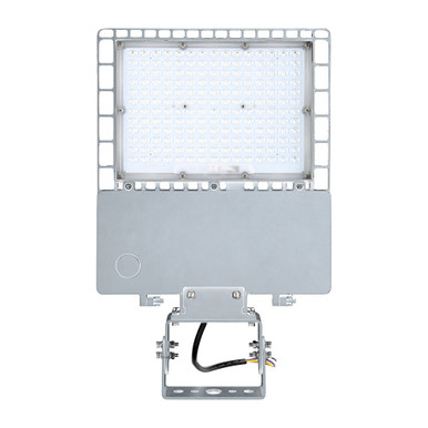 105 Watt LED Parking Lot Area Light - Trunnion Mount - 13800 Lumens - 5000K Daylight - 120-277V - White Finish