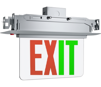Edge Lit Exit Signs