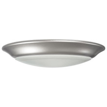 13 Watt LED Disk Ceiling Light - 7 Inch Round - 1000 Lumens - Color Selectable 30K/40K/50K - 120V - Brushed Nickel Finish - Dimmable