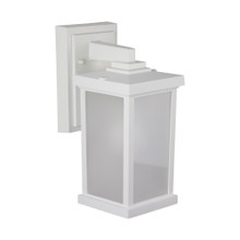 Napoli Incandescent Large Polycarbonate Wall Light - White Finish - UL Listed Wet