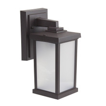 Napoli Incandescent Large Polycarbonate Wall Light - Bronze Finish - UL Listed Wet