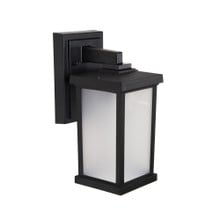 Napoli LED Small Polycarbonate Wall Light - Black Finish - UL Listed Wet - 13 Watt - 1280 Lumens - 4000K Cool White