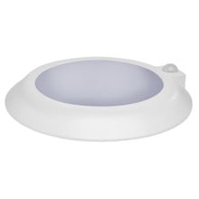 10 Inch LED Dome Light with Motion Sensor - 12 Watt - 1000 Lumens - Color Selectable 30K/40K/50K - 120V - Dimmable - White