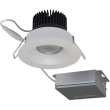 3.5 Inch LED Round Downlight - White - 12 Watt - 850 Lumens - Color Temerature Selectable 2700K/3000K/3500K/4000K/5000K - 120V - Dimmable - Recessed Can Not Required