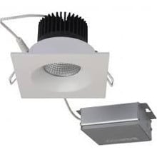 3.5 Inch LED Square Downlight - White - 12 Watt - 850 Lumens - Color Temerature Selectable 2700K/3000K/3500K/4000K/5000K - 120V - Dimmable - Recessed Can Not Required