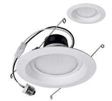6 Inch Recessed Can Retrofit - 15 Watt - 1275 Lumens - 2700K Warm White - 120V - Recessed Can Required - Dimmable