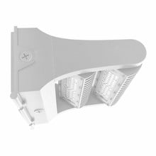 60 Watt LED Rotatable Wallpack - 8100 Lumens - Color Selectable 30K/40K/50K - 120-277V - White Finish