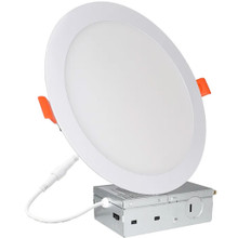 12 Inch Edge Lit Recessed LED Downlight - 24 Watt- 1800 Lumens - Color Selectable 27K/30K/35K/40K/50K - 120V - Dimmable - Recessed Can Not Required