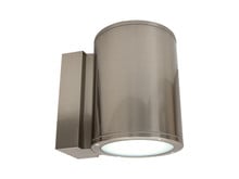 8 Inch LED Cyinder Sconce - 40 Watt - 3200 Lumens - Color Selectable 30K/40K/50K - 120V - Brushed Nickel Finish - Dimmable Up/Down Light