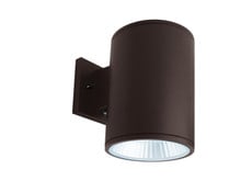40 Watt LED Sconce Cylinder - 3200 Lumens - Color Selectable 30K/40K/50K - 120V - Bronze Finish - Dimmable Down Light